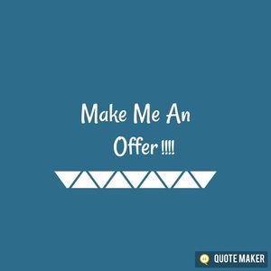 Very open to offers, whatever you deem as fair 💁🏻‍♀️